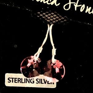Bianca Stone sterling & Swarovski crystal earrings